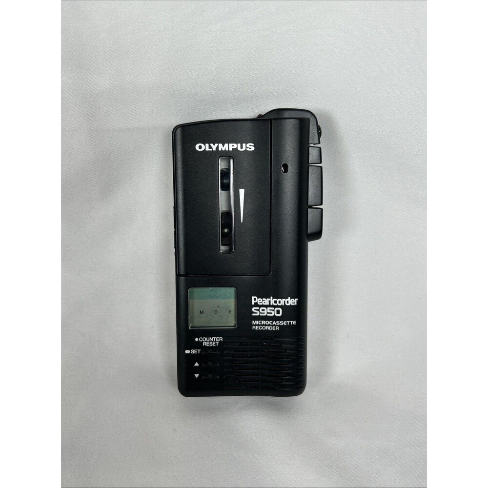Olympus Pearlcorder S950 Microcasette Recorder - Tested and Working